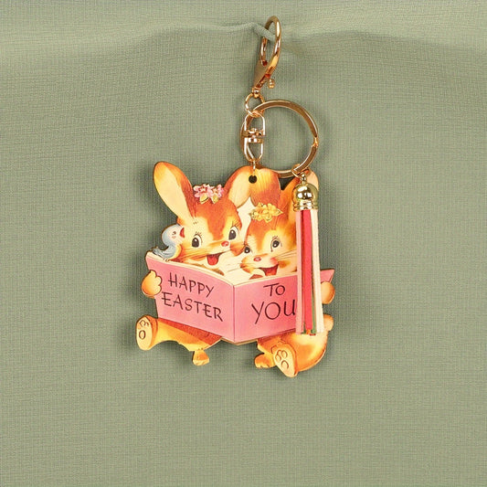 Squirrel Pendant Keychain for Car Keys Backpacks Wallets