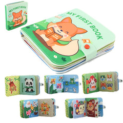3D Animal Recognition Quiet Book with Fox Illustration