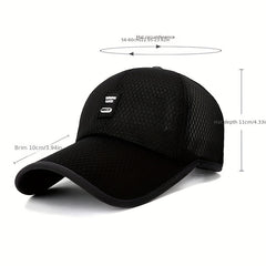 Men's Breathable Baseball Cap Sunscreen Sun Hat