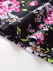 5pcs Floral Print Briefs Comfy & Stretchy Intimates Panties