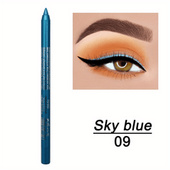 12-Color Waterproof Pearly Eyeshadow Eyeliner Pen Set