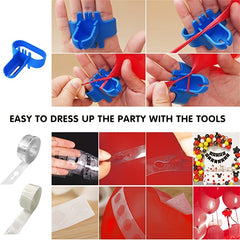 Mouse Balloon Arch & Flower Ring Set - Black/Red/Yellow Foil Birthday Decoration