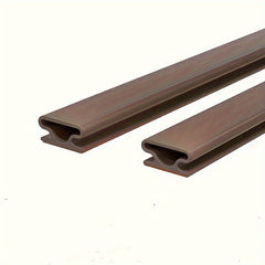 D-Shape Door Weather Stripping, Self-Adhesive Backing, Soundproofing Seal Strip