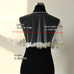 Bridal Shawl Soft Tulle Wedding Accessory Women s