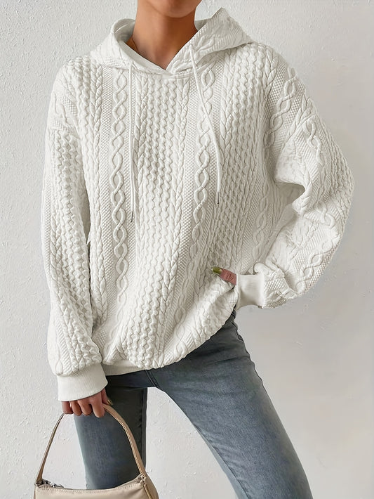 Drawstring Hoodie Long Sleeve Sweatshirt
