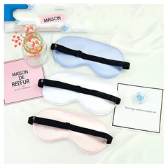 Soft Blackout Eye Mask with Strap for Travel Rest Nap