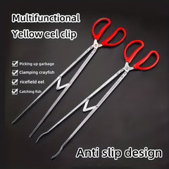 Multifunctional Seafood Scissors Eel Pliers Stainless Steel Clip