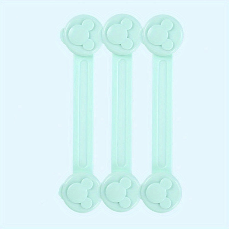 3pcs Baby Safety Locks Drawer Locks Multifunctional Baby Protection Locks