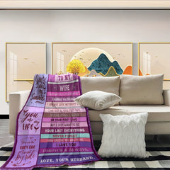 Digital Printed Flannel Warm Throw Blanket for All Seasons