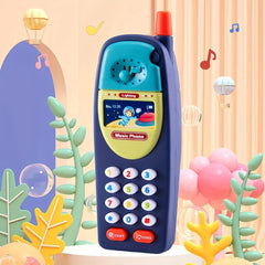 Kids' Fun Music Phone w/ Sound & Light Effects Multiple Modes Ideal Gift