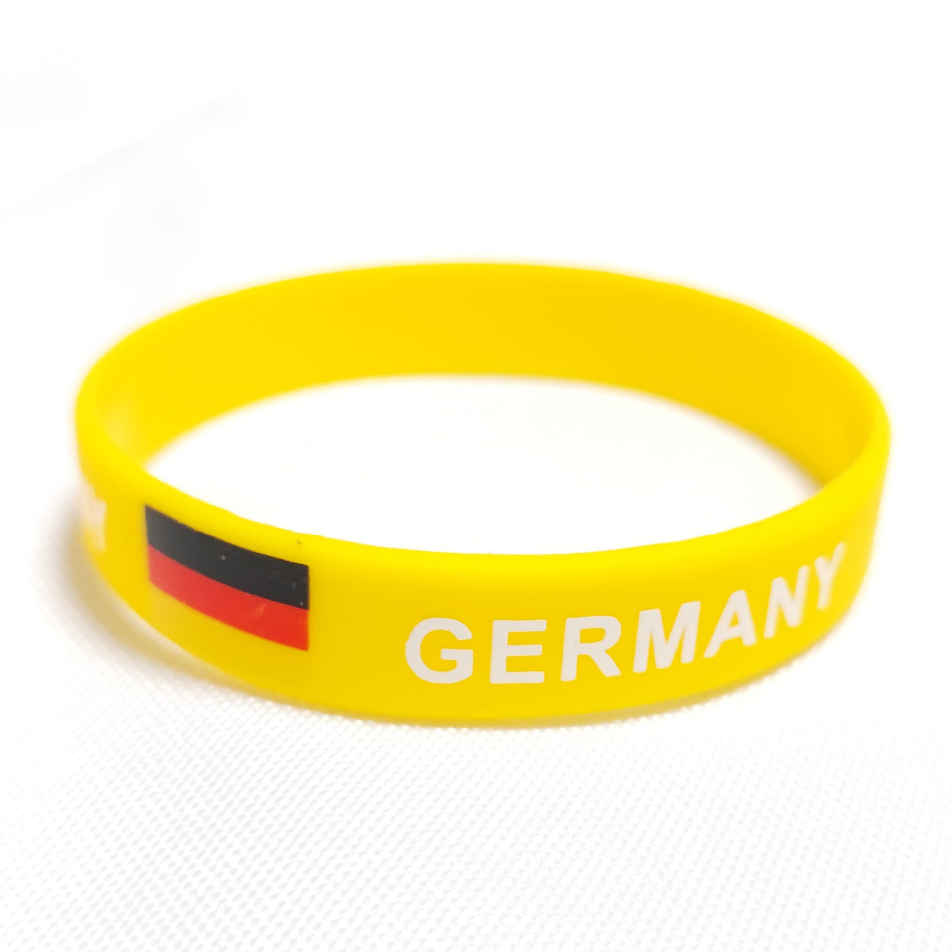 2 pcs National Flags Silicone Wristbands for Sports Friendship Parties