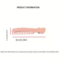 Comb Shape Hair Clip Non-slip Duck Billed Clip Hair Accessories