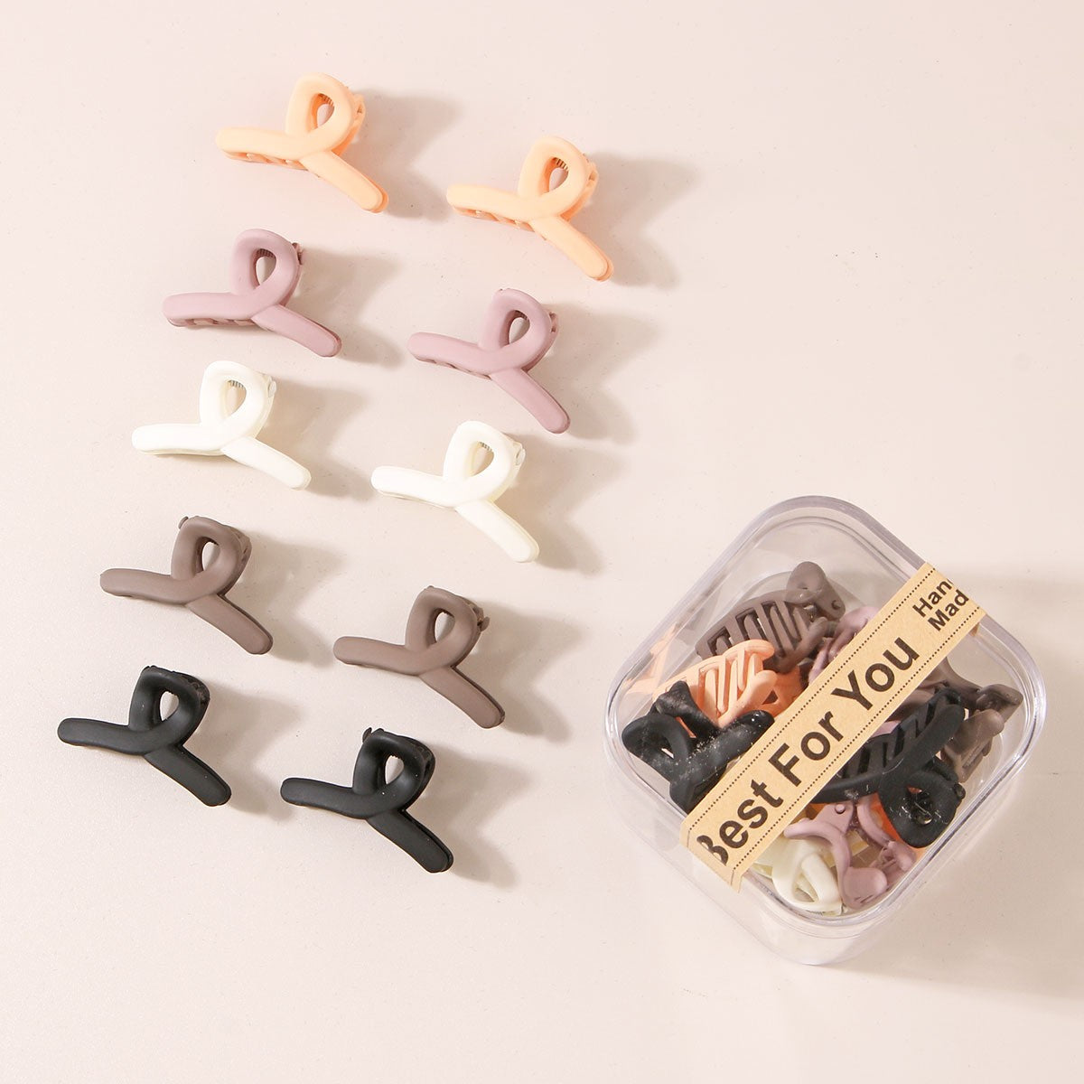 10pcs Small Hair Grab Clip Ponytail Clip Hairpins Hair Accessories