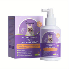 Dog & Cat Teeth Cleaning Spray - Freshen Your Pet's Breath Instantly