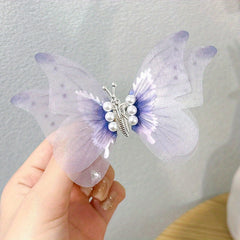 Baby Girls Butterfly Hair Clips Headwear Accessories For Party