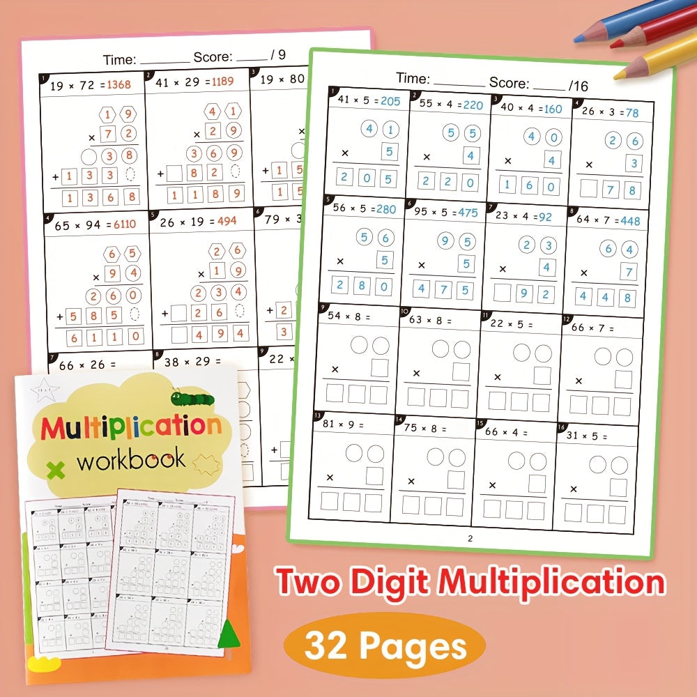 Multiplication & Division Workbook for Grades 3-5