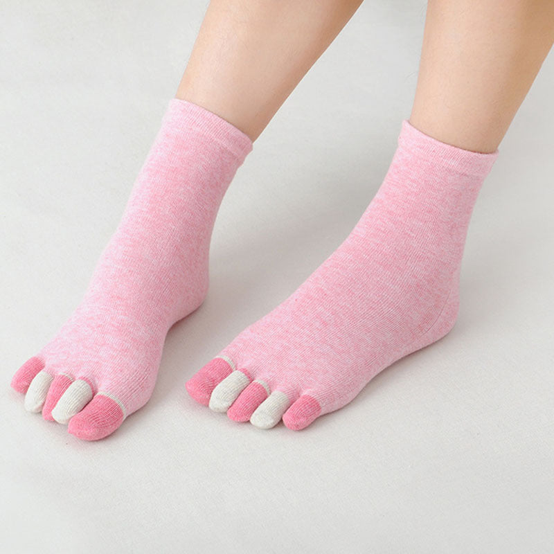 Colorful Toe Socks for Yoga Athletic Women
