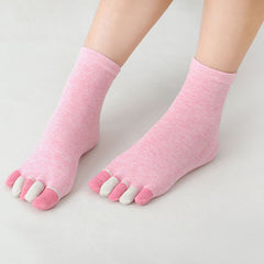 Colorful Toe Socks for Yoga Athletic Women