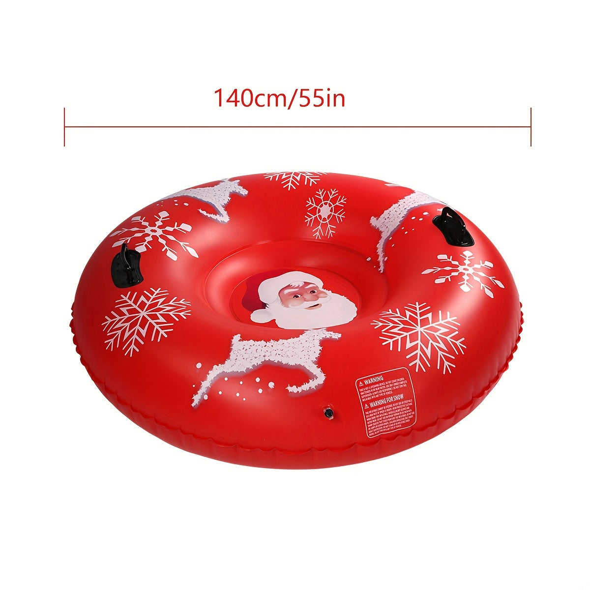 Outdoor Inflatable Snow Circle Santa & Snowflake Style Snow Cushion