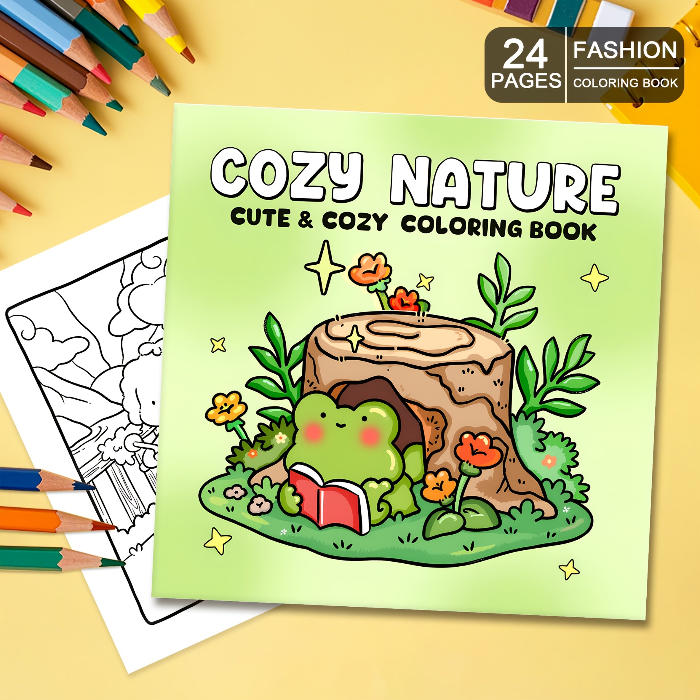 Whimsical Forest Creatures Coloring Book