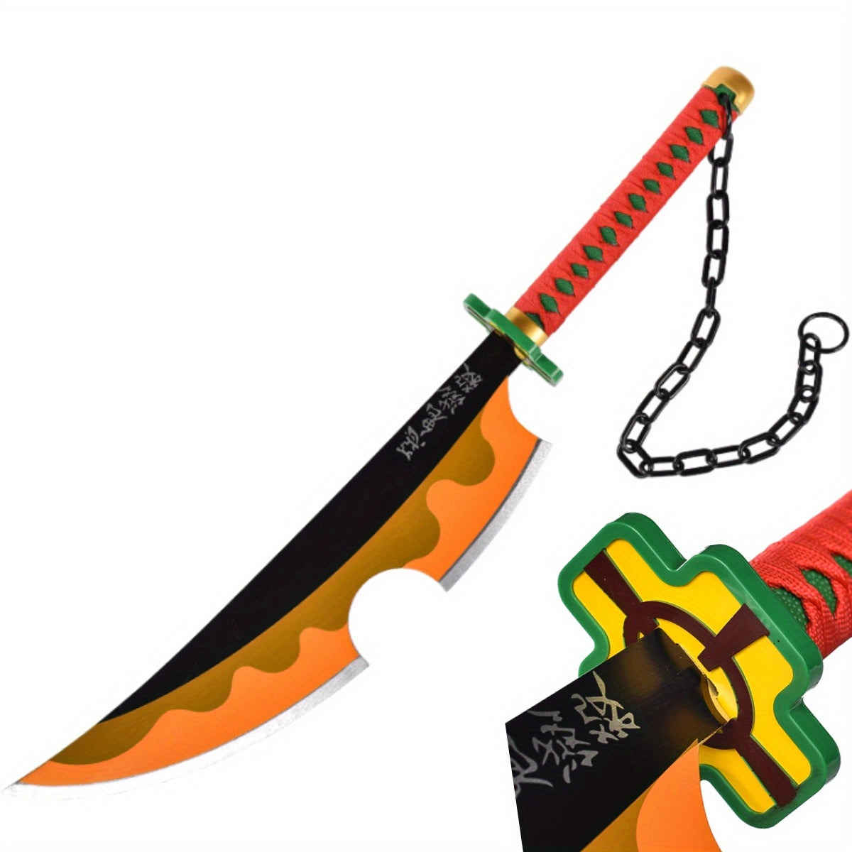 Wooden Samurai Sword for Anime Cosplay and Shaving
