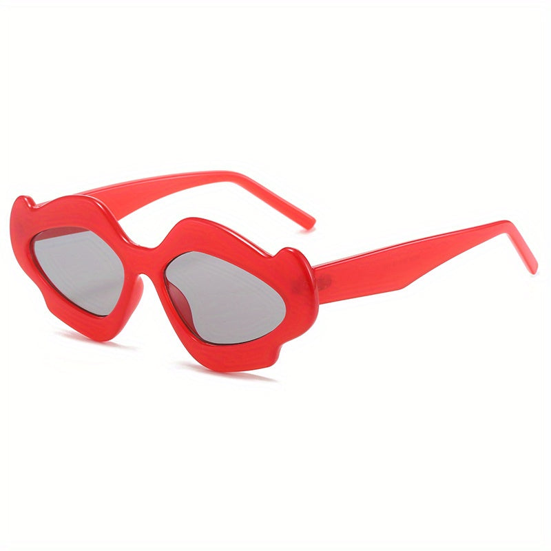 Y2K Irregular Sunglasses For Women Men Funny Jelly Decorative Glasses
