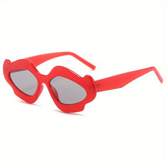 Y2K Irregular Sunglasses For Women Men Funny Jelly Decorative Glasses