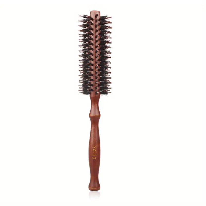 Boar Bristle Hair Brush Comb Round for Curly Hair