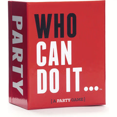 Halloween Party Game Cards Who Can Do It? Fun Board Game for Adults & Kids
