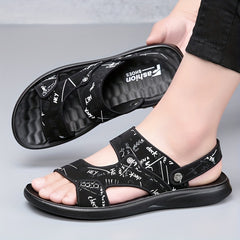Men's Non Slip Sandals Quick Drying Comfy Slides Beach Shoes Summer