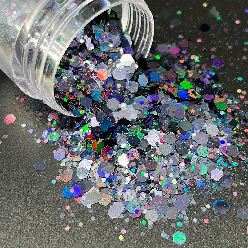 Holographic Chunky Glitter for Face Body Paint Glow Makeup