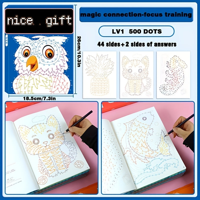 Intricate Designs Coloring Book with Number Connection Activity