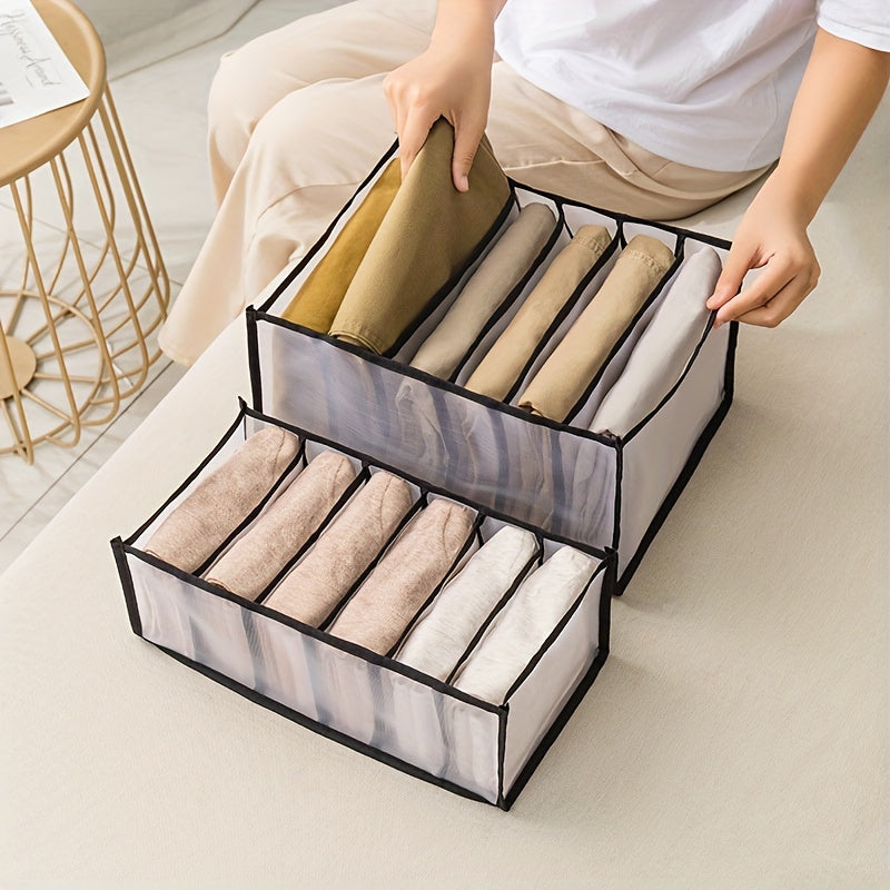 Leggings Drawer Storage Basket With Grids Durable Storage Box