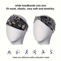 Paisley Pattern Headband Soft Hair Band Vintage Hair Accessories