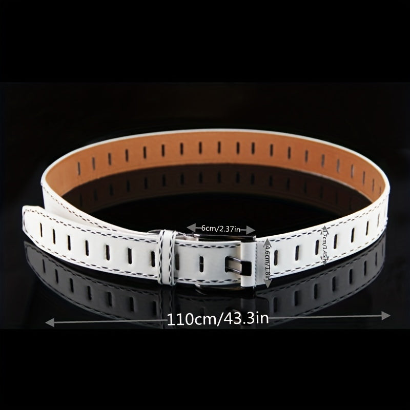 Men's Wide Needle Casual Double Belt Student Jeans Belt