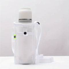 Water Bottle Portable Storage Bag with Adjustable Shoulder Belt