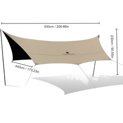 Durable Vinyl Canopy for Outdoor Camping