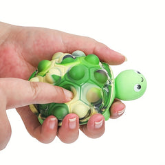 3D Turtle Bubble Popper Finger Toy Quick Release