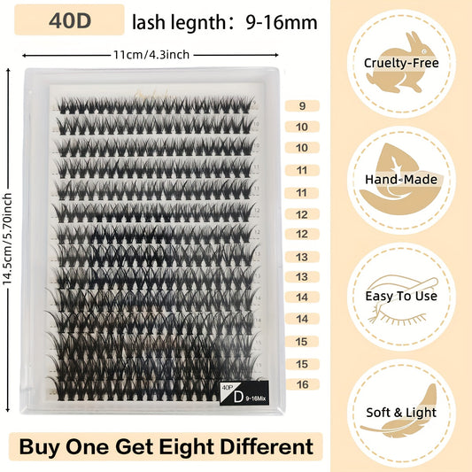 False Eyelashes 280 Pcs Waterproof Extensions Wedding