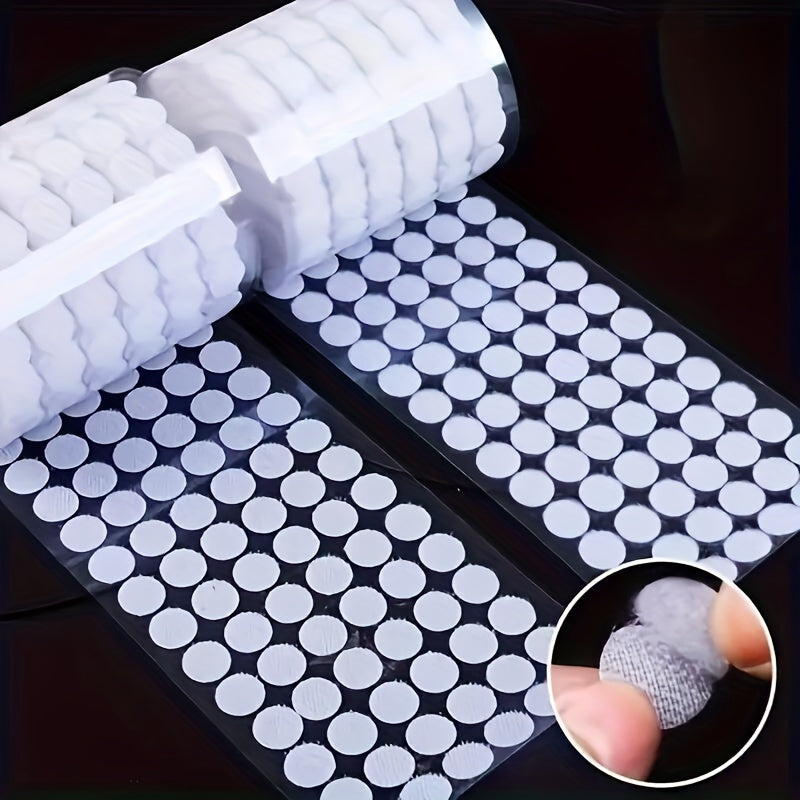 200pcs Adhesive Hook and Loop Points 15mm/20mm Diameter