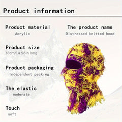 Knitted Balaclava Winter Mask Windproof Ski