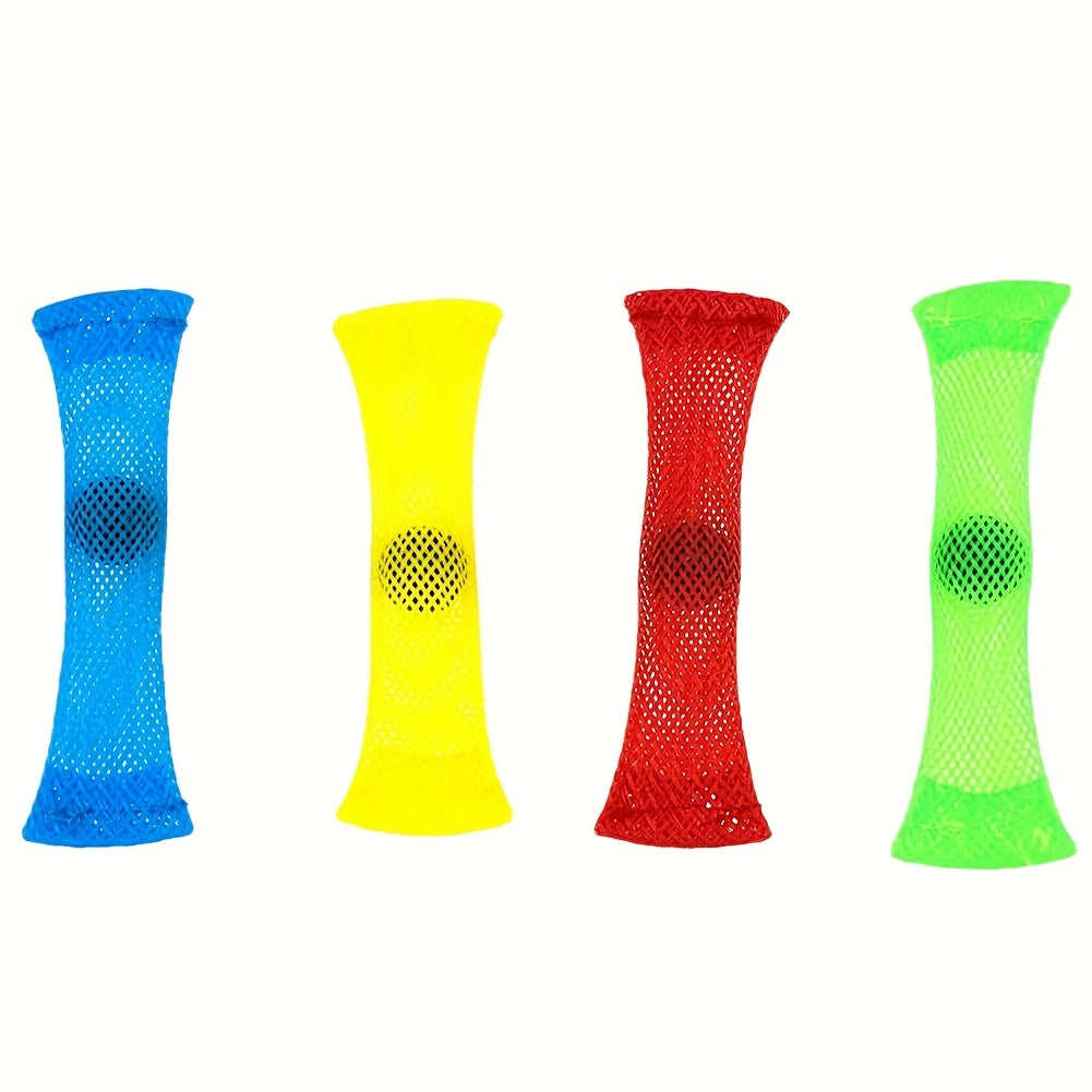 10pcs Fidget Toy Woven Mesh Tube Compression Decompression Adult Decompression