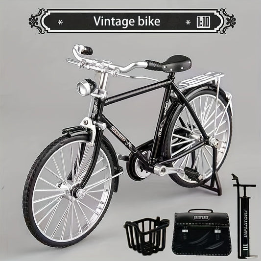 Alloy 28 Big Bar Toy Car Model Bicycle Ornaments Simulation Car Assembly DIY Shr