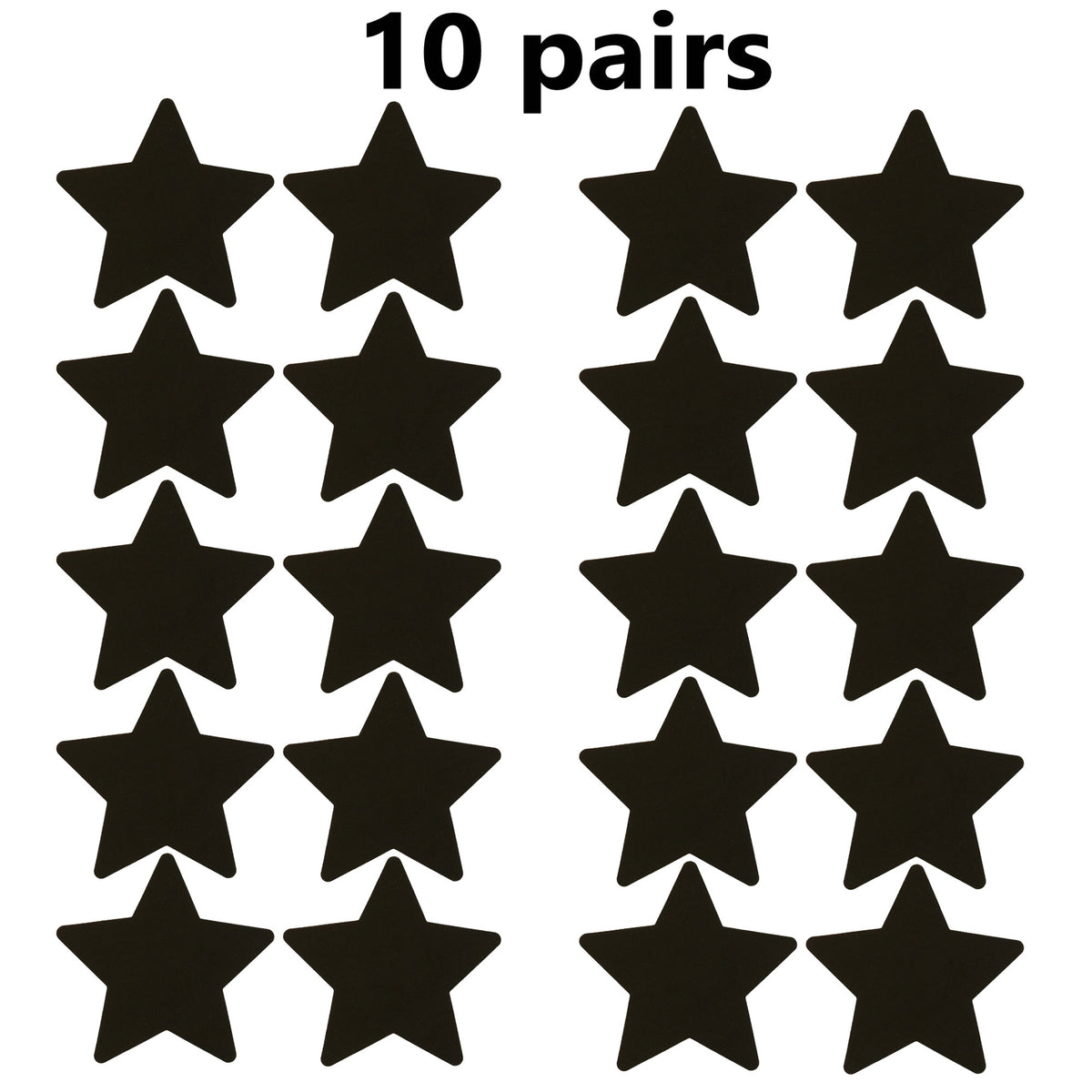 10 Pairs Women's Invisible Nipple Covers Adhesive Satin Pasties