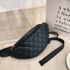 Women's PU Leather Waist Bag Casual Chest Bag