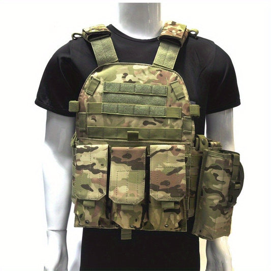 Outdoor Training Vest 600D Oxford Cloth Camouflage Multifunctional Combat