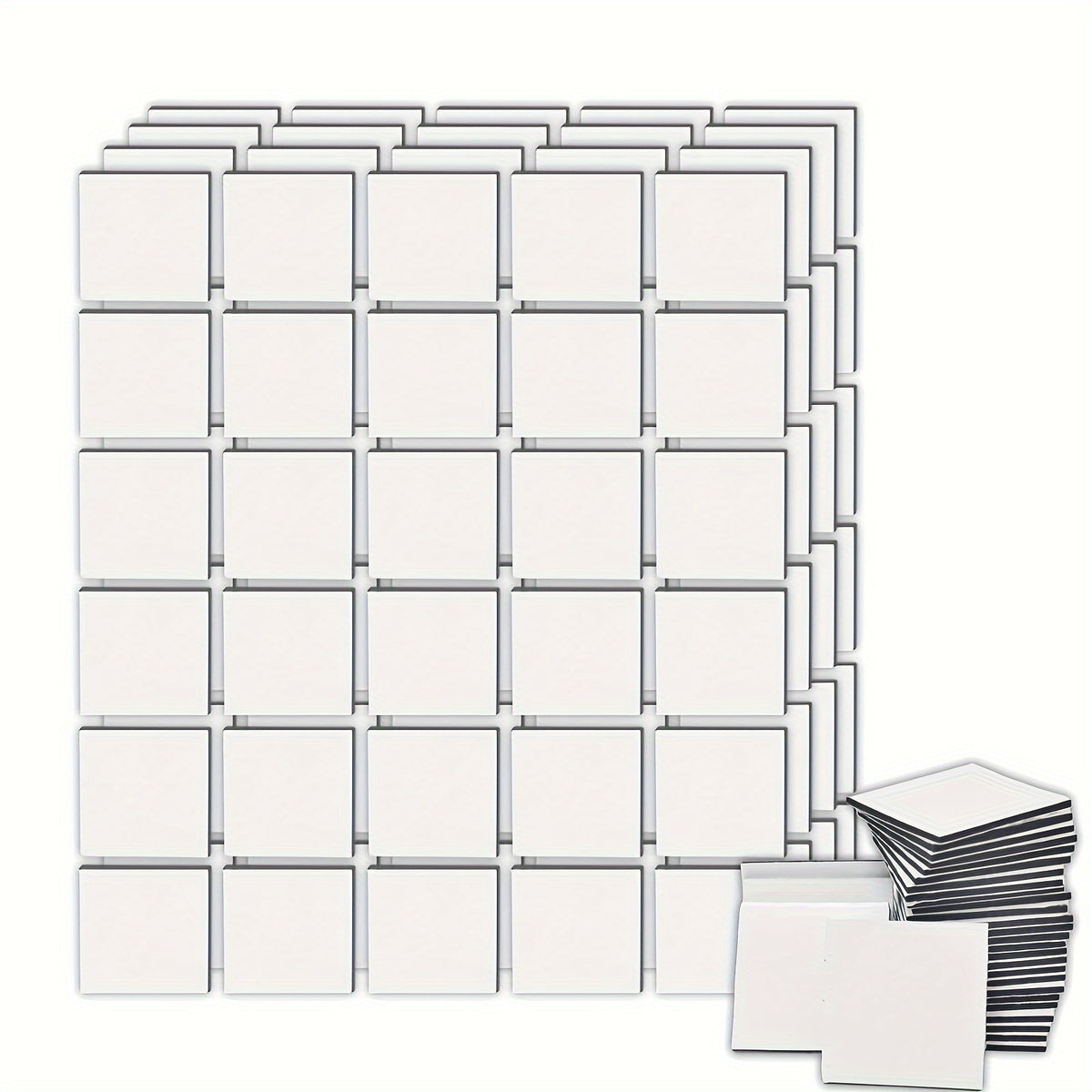 Double Sided Foam Tape 90/120pcs Crafts Square Adhesive Tape Heavy Duty 40x40mm