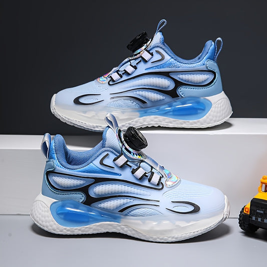 Boy's Block Basketball Shoes, Comfy Breathable Sneakers