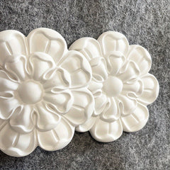 PU Decorative Flowers Lightweight Carved Background Wall Decoration