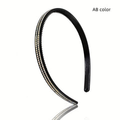 Sparkling Rhinestones Wide Headband for Women